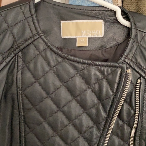 Michael Kors leather jacket - Picture 2 of 5